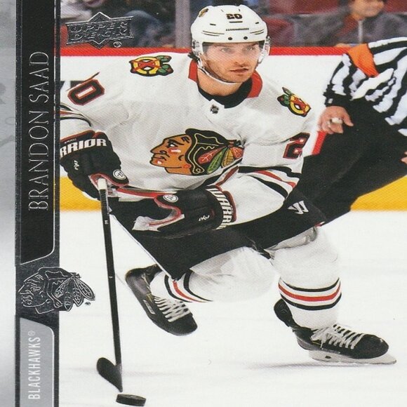 Brandon Saad - 2020/2021 Upper Deck Series 1 Hockey Card - Picture 1 of 2